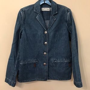 Orvis Dark Blue Denim Jean Jacket